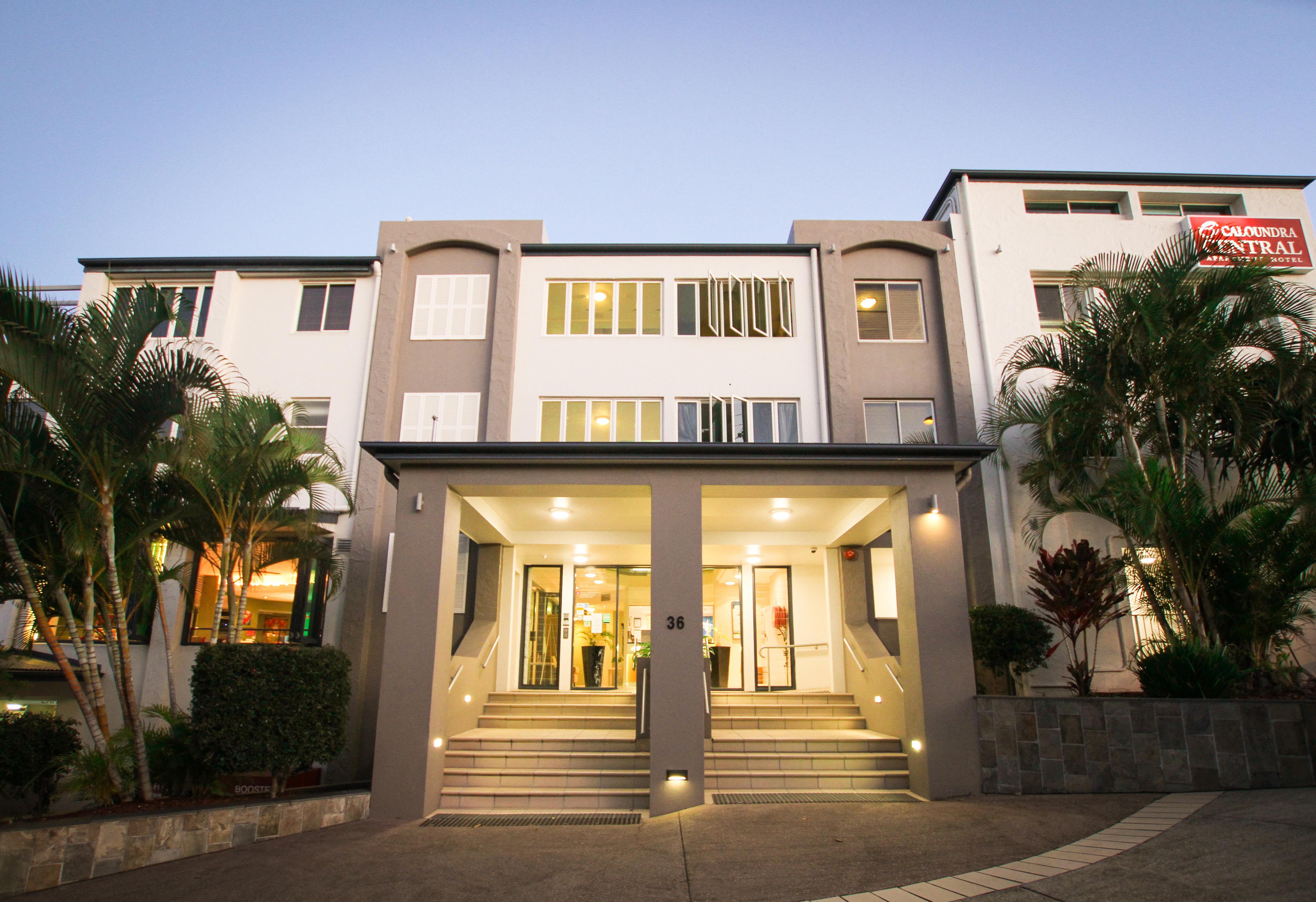 Caloundra Central Apartment Hotel Official Eksteriør bilde